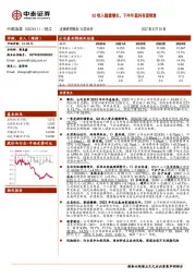 Q2收入稳健增长，下半年盈利有望修复