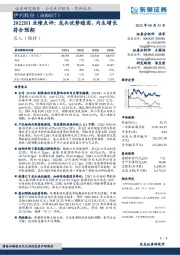 2022H1业绩点评：龙头优势稳固，内生增长符合预期