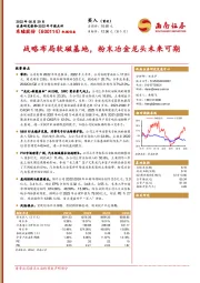 战略布局软磁基地,粉末冶金龙头未来可期