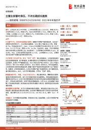 2022年半年报点评:主营业务暂时承压,不改长期成长趋势