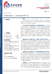 业绩短期承压，长期发展前景不变