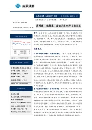 半年报点评：高增速，稳根基，波动不改全年目标实现