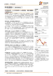 半年报点评：Q2归母净利+23%显韧性，境外高增长分散境内压力