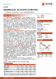 2022年半年度业绩点评：短期疫情扰动无碍，海口项目即将开业支撑未来增长