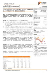 22H1营收90.02亿元，同比增长28.46%，业绩高增持续，二季度淡季不淡，徽酒龙头势能强劲