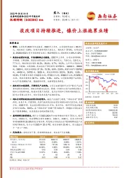 技改项目持续推进,镍价上涨拖累业绩