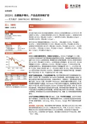 跟踪报告之一：2022H1业绩稳步增长，产品品类持续扩容