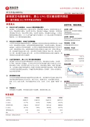 新天绿能2022年半年报点评报告：新能源发电稳健增长，唐山LNG项目建设顺利推进