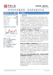 科研院所底蕴深厚,高端布局盈利加速