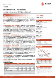 签订重大合同公告点评:签订高纯硅料长单,成长方向明确