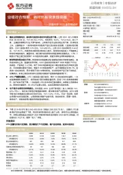 凯盛科技2022年中报点评：业绩符合预期，新材料板块表现亮眼