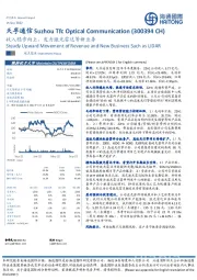 收入稳步向上，发力激光雷达等新业务