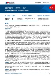 深耕胶粘剂高端市场,多轮驱动龙头成长