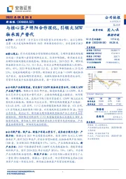 与核心客户明阳合作深化,引领大MW轴承国产替代