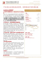 平台型企业构筑底层优势,创新甄选引领长期发展