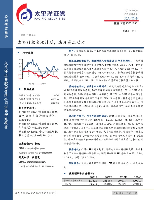 发布股权激励计划，激发员工动力