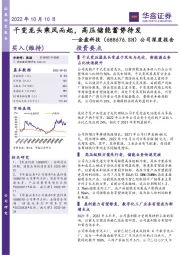 公司深度报告:干变龙头乘风而起,高压储能蓄势待发