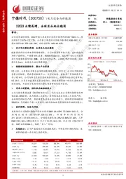 22Q3业绩高增，全球龙头地位稳固