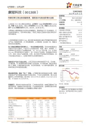 传统旺季主营业务持续高增,创新显示勾画全新增长曲线