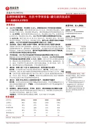 晶盛机电点评报告:业绩持续高增长,光伏/半导体设备+碳化硅共促成长
