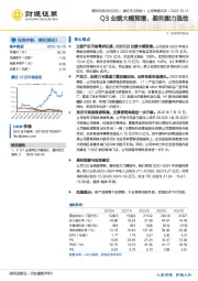 Q3业绩大幅预增，盈利能力强劲