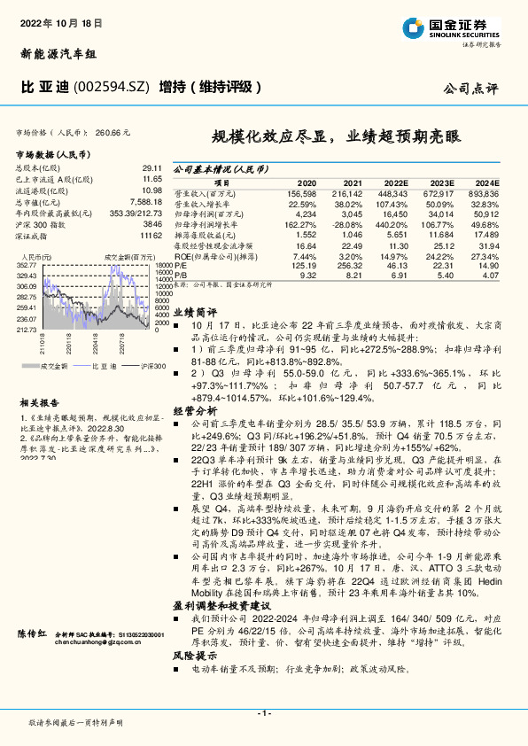 规模化效应尽显，业绩超预期亮眼