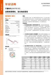 业绩成倍增长,龙头地位坚实