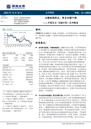 点评报告:业绩短期承压,需求回暖可期