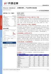 公司信息更新报告:业绩高增长,产品矩阵加速拓展