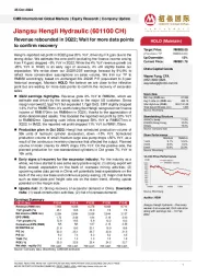 Revenue rebounded in 3Q22; Wait for more data points to confirm recovery