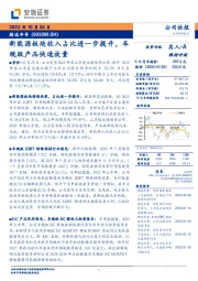 新能源板块收入占比进一步提升，车规级产品快速放量