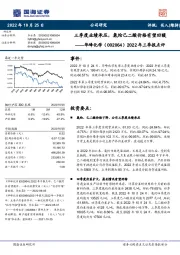 2022年三季报点评：三季度业绩承压，氨纶己二酸价格有望回暖