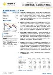 Q3业绩稳健高增，轻医美龙头行稳致远