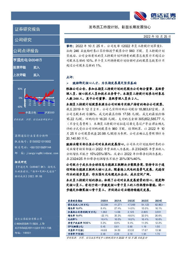 发布员工持股计划，彰显长期发展信心