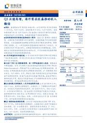 Q3业绩高增，海外需求旺盛推动收入翻倍