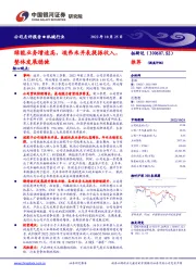 绿能业务增速高，埃弗米并表提振收入，整体发展稳健