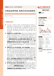 2022年三季报点评：Q3锂盐业绩高增，鸳鸯坝项目加速推进