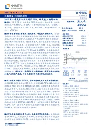 2022前三季度收入同比增长22%，研发投入持续加码