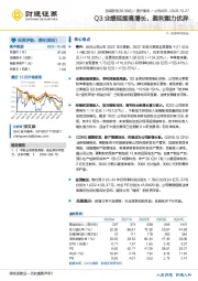 Q3业绩延续高增长，盈利能力优异