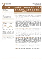电连技术22年三季报点评:汽车业务长坡厚雪,消费电子静待改善