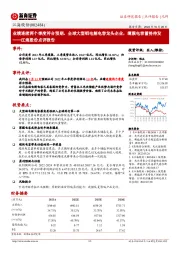 江海股份点评报告:业绩连续两个季度符合预期,全球大型铝电解电容龙头企业,薄膜电容蓄势待发