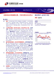 战略落地实现稳健发展,多重优势成长性突出