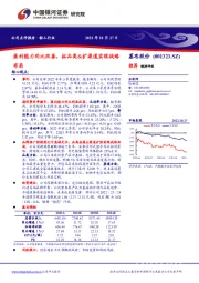 盈利能力同比改善，拓品类&扩渠道实现战略