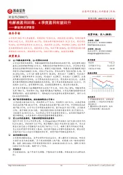 新宙邦点评报告:电解液盈利回落,4季度盈利有望回升
