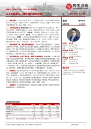 2022年三季报点评:Q3业绩承压,静待盈利能力改善