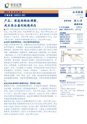 产品、渠道结构性调整,成本高企盈利短期承压