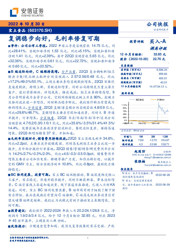 复调稳步向好，毛利率修复可期