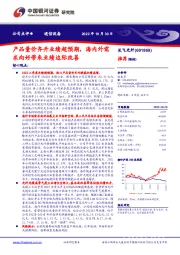 产品量价齐升业绩超预期，海内外需求向好带来业绩边际改善