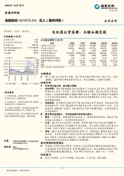 电池箔出货高增,业绩如期兑现