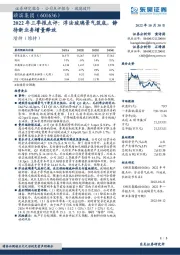 2022年三季报点评：浮法玻璃景气筑底，静待新业务增量释放